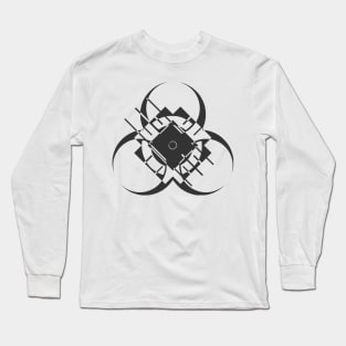 Retro Futuristic Virus Long Sleeve T-Shirt